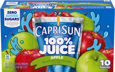 Capri Sun® 100% Juice Paw Patrol 100% Apple Juice, 10 ct Box, 6 fl oz Pouches