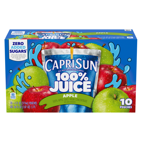 Capri Sun® 100% Juice Paw Patrol 100% Apple Juice, 10 ct Box, 6 fl oz Pouches Image