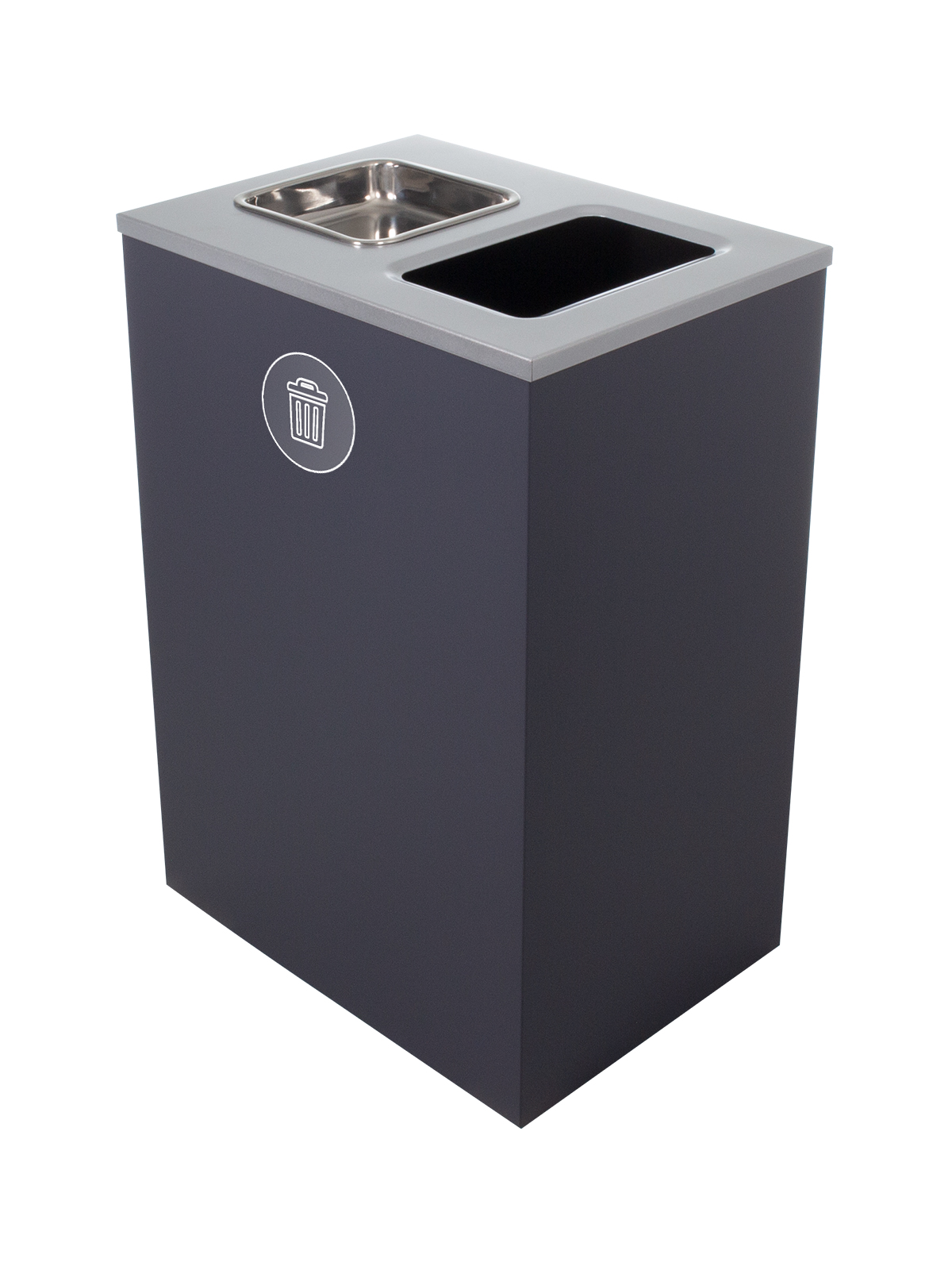 SPECTRUM – Single – Kit – Cube – Xl – Ashtray – Waste – Full-Ashtray – Grey