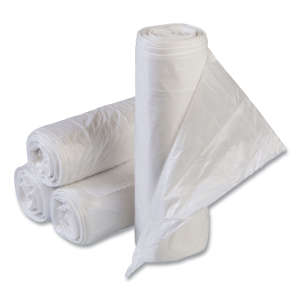 Inteplast,  HDPE Liner, 16 gal Capacity, 24 in Wide, 31 in High, 8 Microns Thick, Clear
