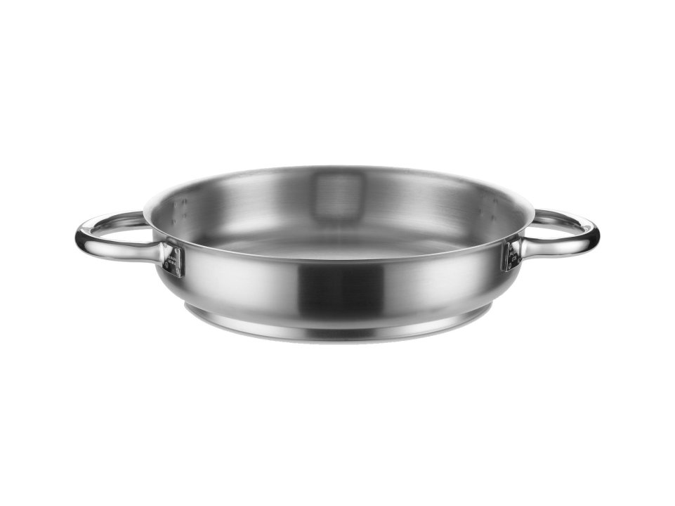 Top Line paella pan 32 cm stainless steel induction-ready in satin finish