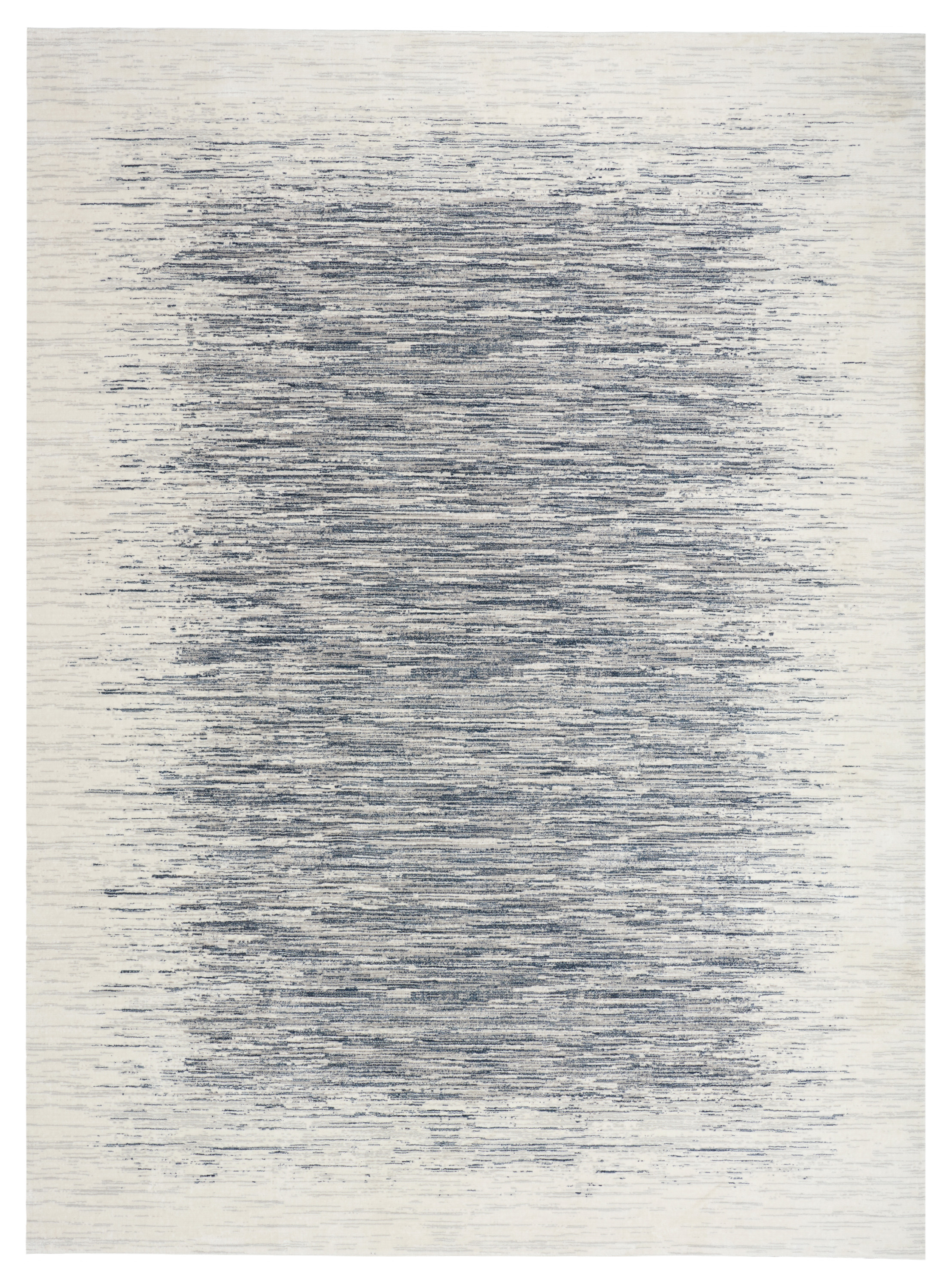 DKNY Grand Street 3'11" x 5'11" Ivory Blue Modern Indoor Rug