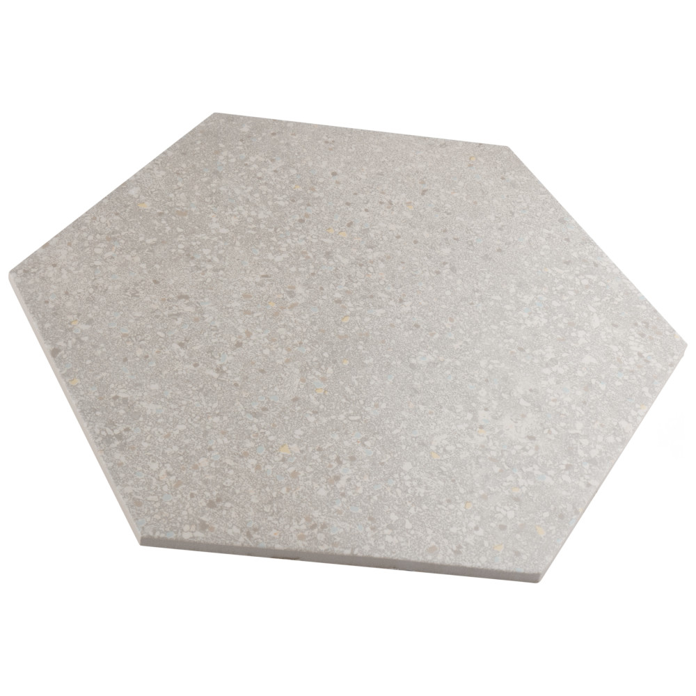 Palazzo Hex Luce 14-1/8 in. x 16-1/4 in. Porcelain Floor and Wall Tile