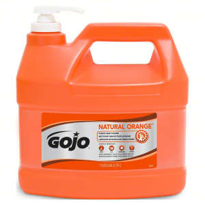 Gojo, NATURAL* ORANGE™, Pumice Hand Cleaner Liquid Soap,  1 gal Bottle