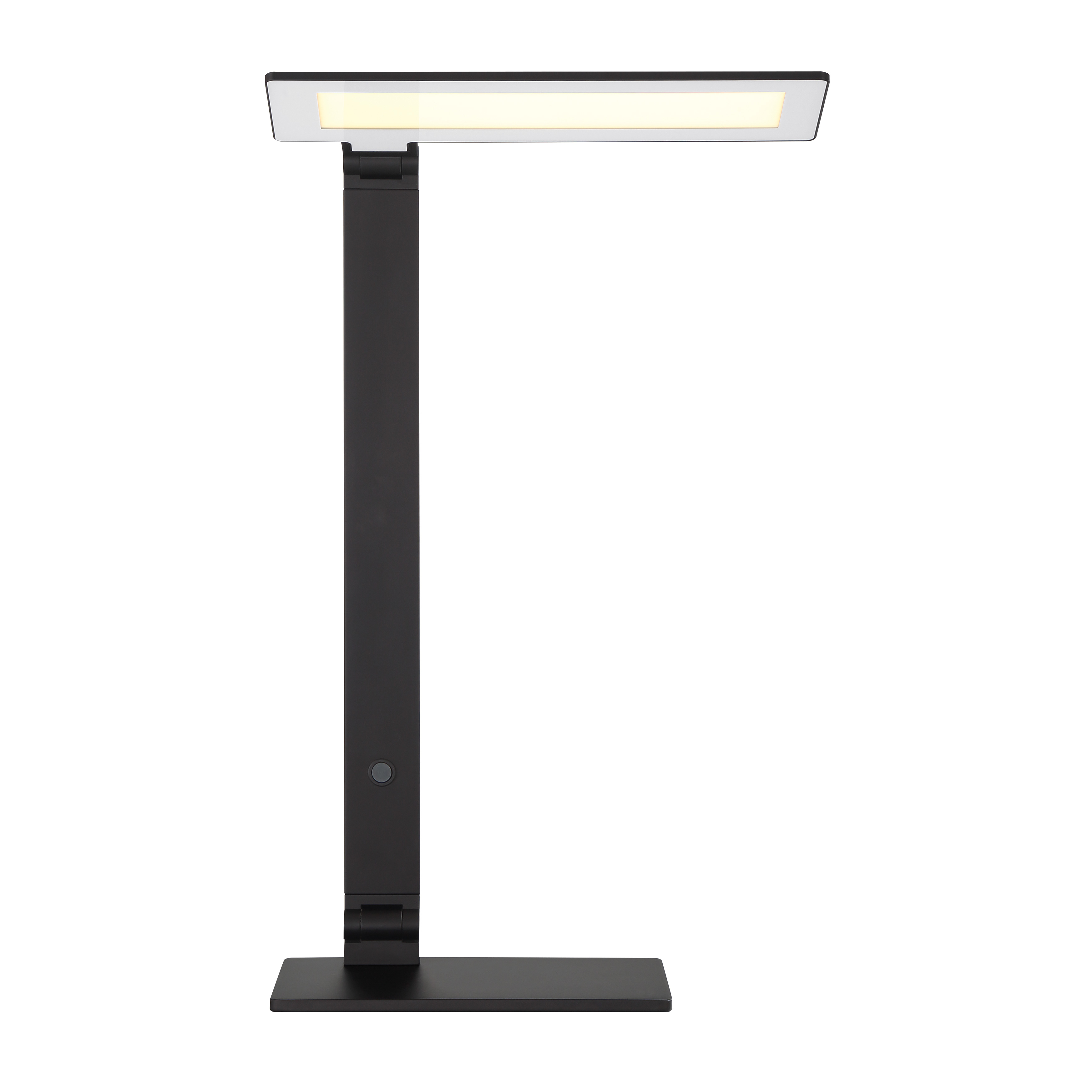 This sleek task lamp delivers 459 lumens with excellent 90 CRI color rendering and three brightness levels. The compact Coal Black finish complements modern and traditional spaces alike, making it ideal for focused work or ambient lighting. - alternate view