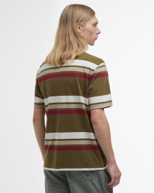 Golborne Striped T-Shirt Light Sage