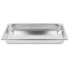 Full-size 2 ½-inch-deep Super Pan V® stainless steel steam table pan