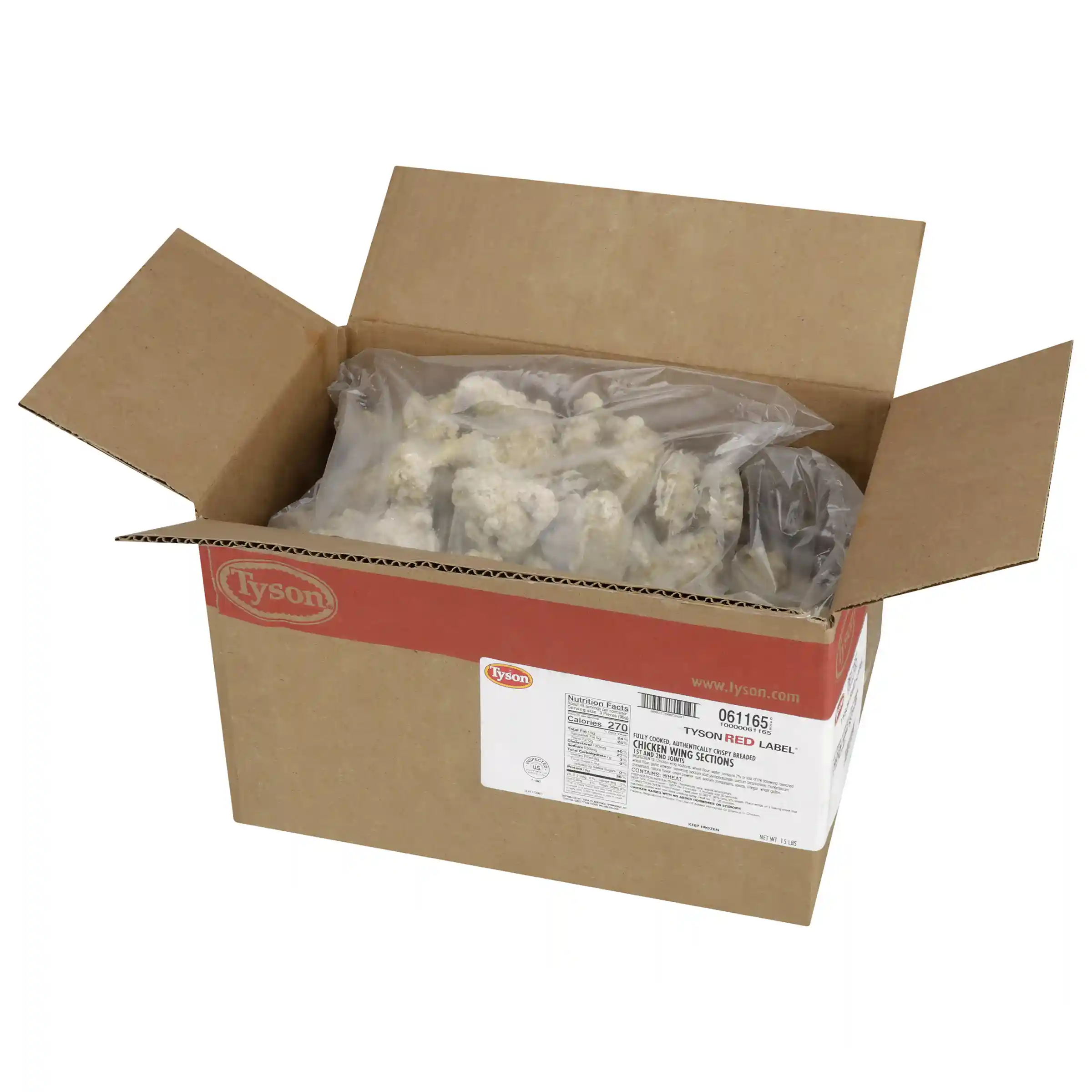 Tyson Red Label® Fully Cooked Breaded Authentically Crispy Original Bone-In Chicken Wing Sections, Smedium_image_4