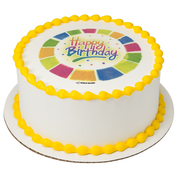 Happy Birthday Variety Edible Image®