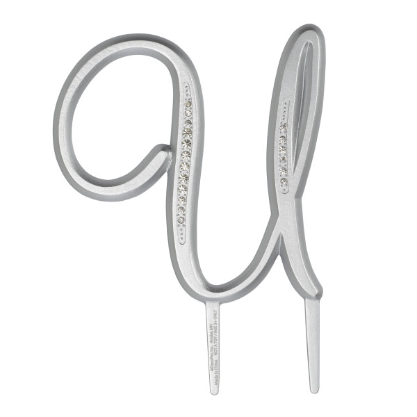 4.5" U Diamond Letter Monogram