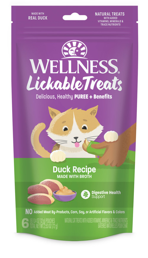 Wellness Lickable Treats Duck Wellness Pet Food