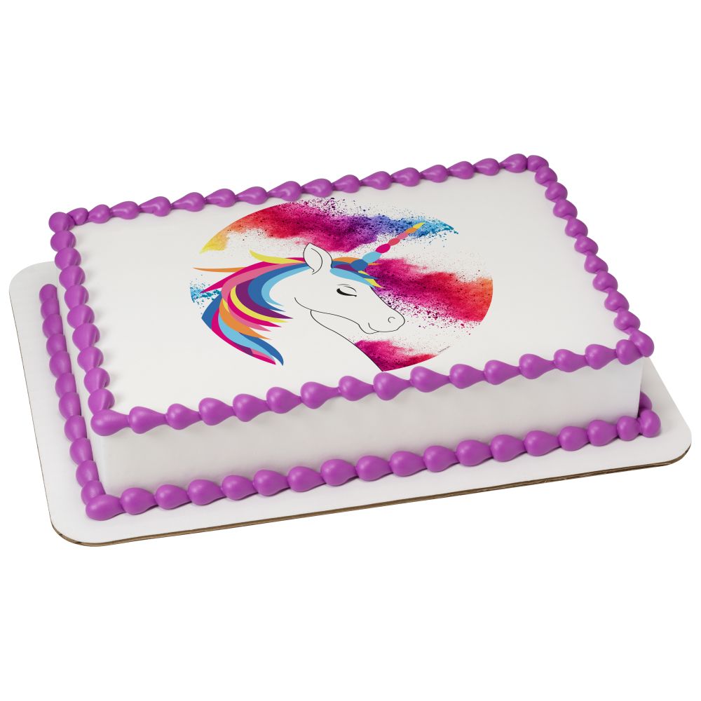 Image Cake Rainbow Unicorn