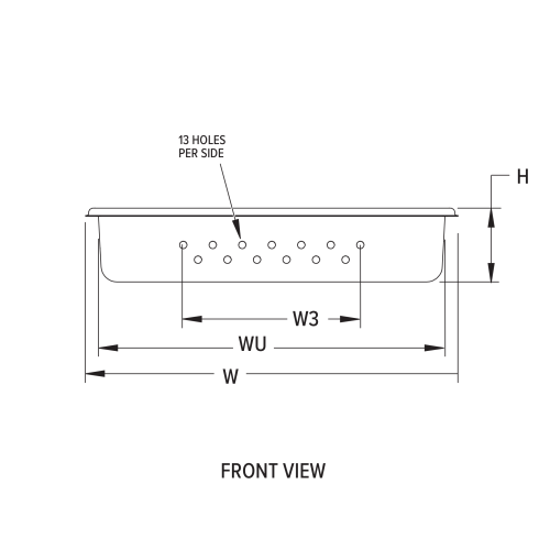 Engineering front view