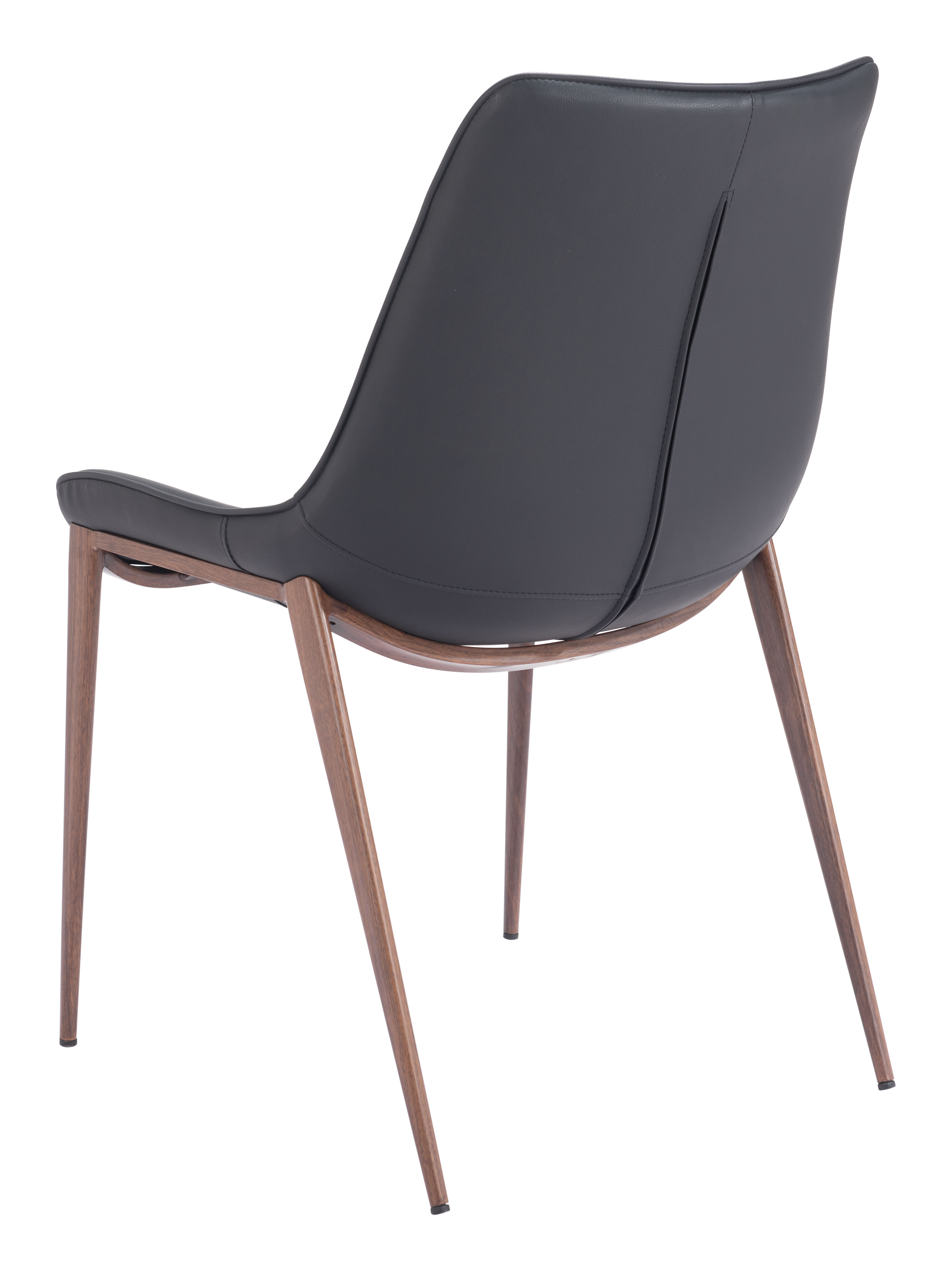 Magnus Dining Chair (Set of 2) Black & Walnut product image