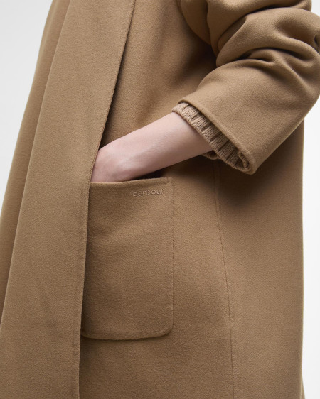 Clementine Wool Scarf Coat