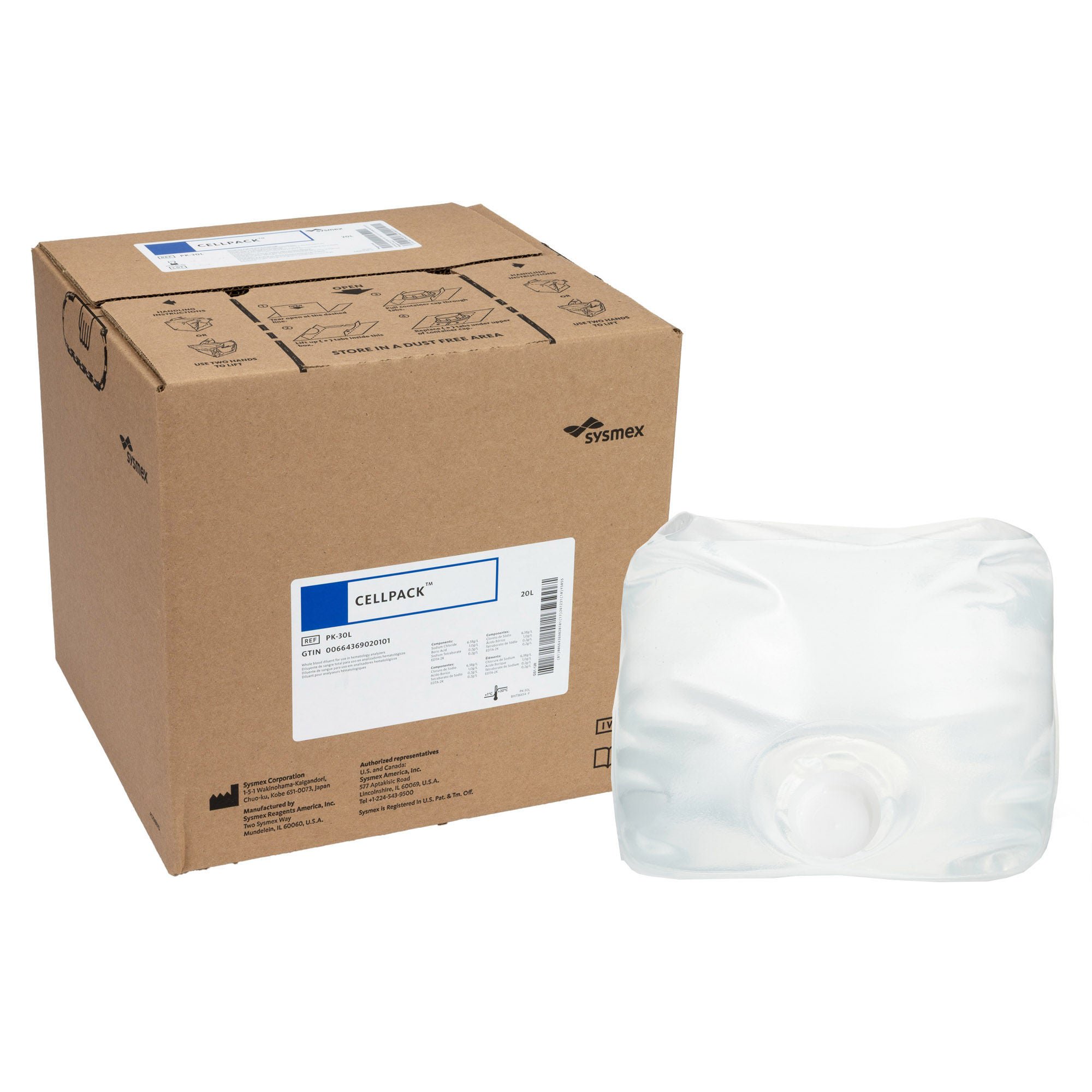Cellpack® Hematology Reagent Diluent, Sheath Fluid test
