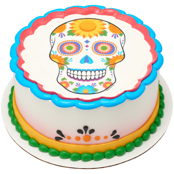 Sugar Skull Assortment Edible Image®