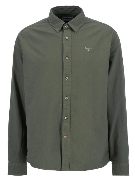 Camicia a maniche lunghe in tessuto Oxford tinto in capo con vestibilità comoda Camicia a maniche lunghe in tessuto Oxford tinto in capo con vestibilità comoda