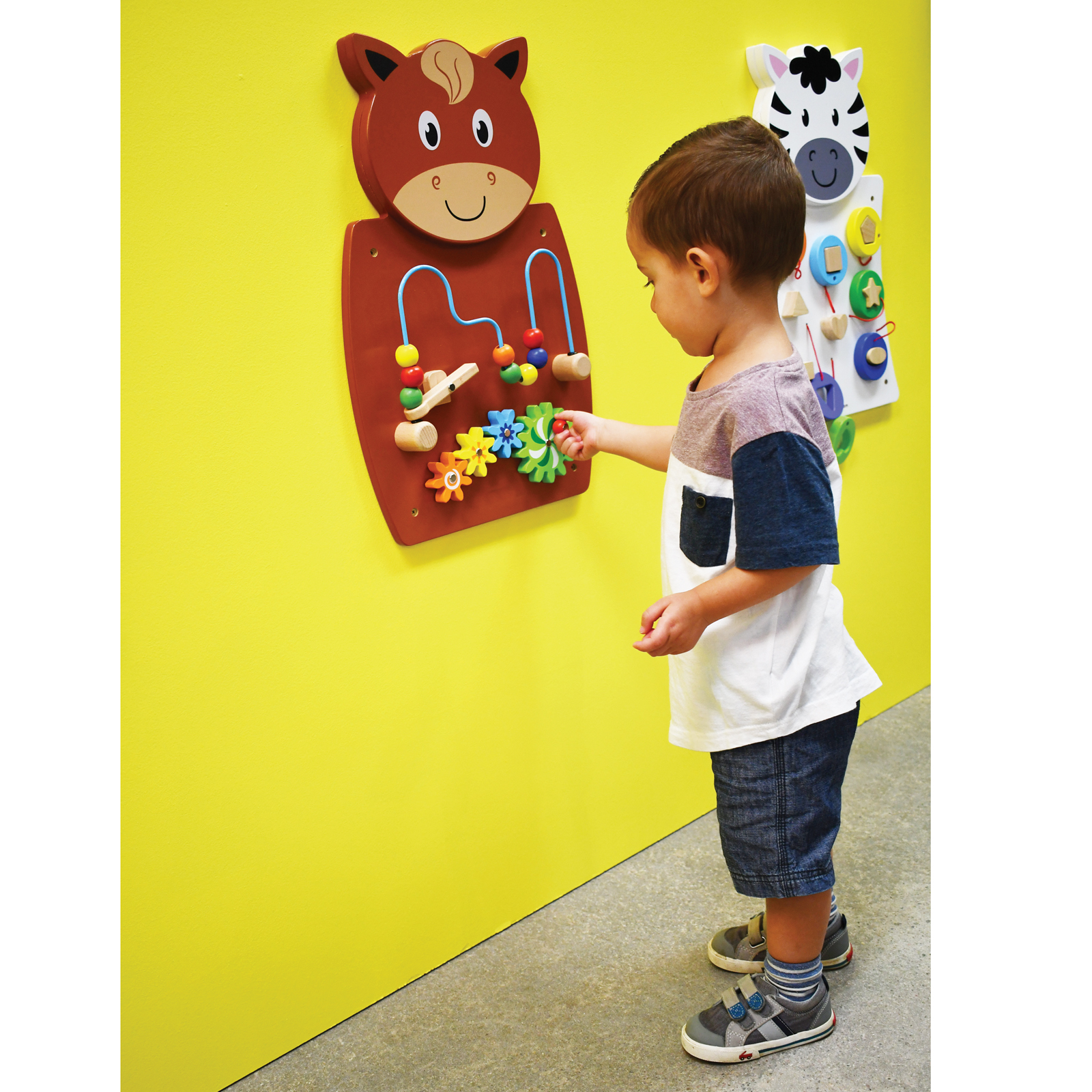 Learning Advantage Horse Activity Wall Panel - Toddler Activity Center image number null
