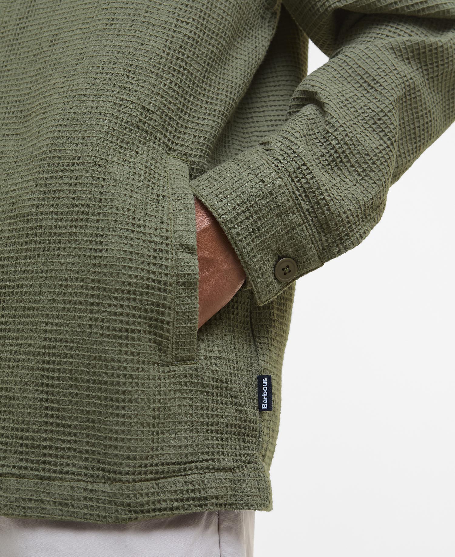 Overshirt Sandwood a nido d’ape image number 4