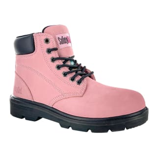 Safety Girl Women's Somerset Pink 6 inch Waterproof EH PR Steel Toe Boots