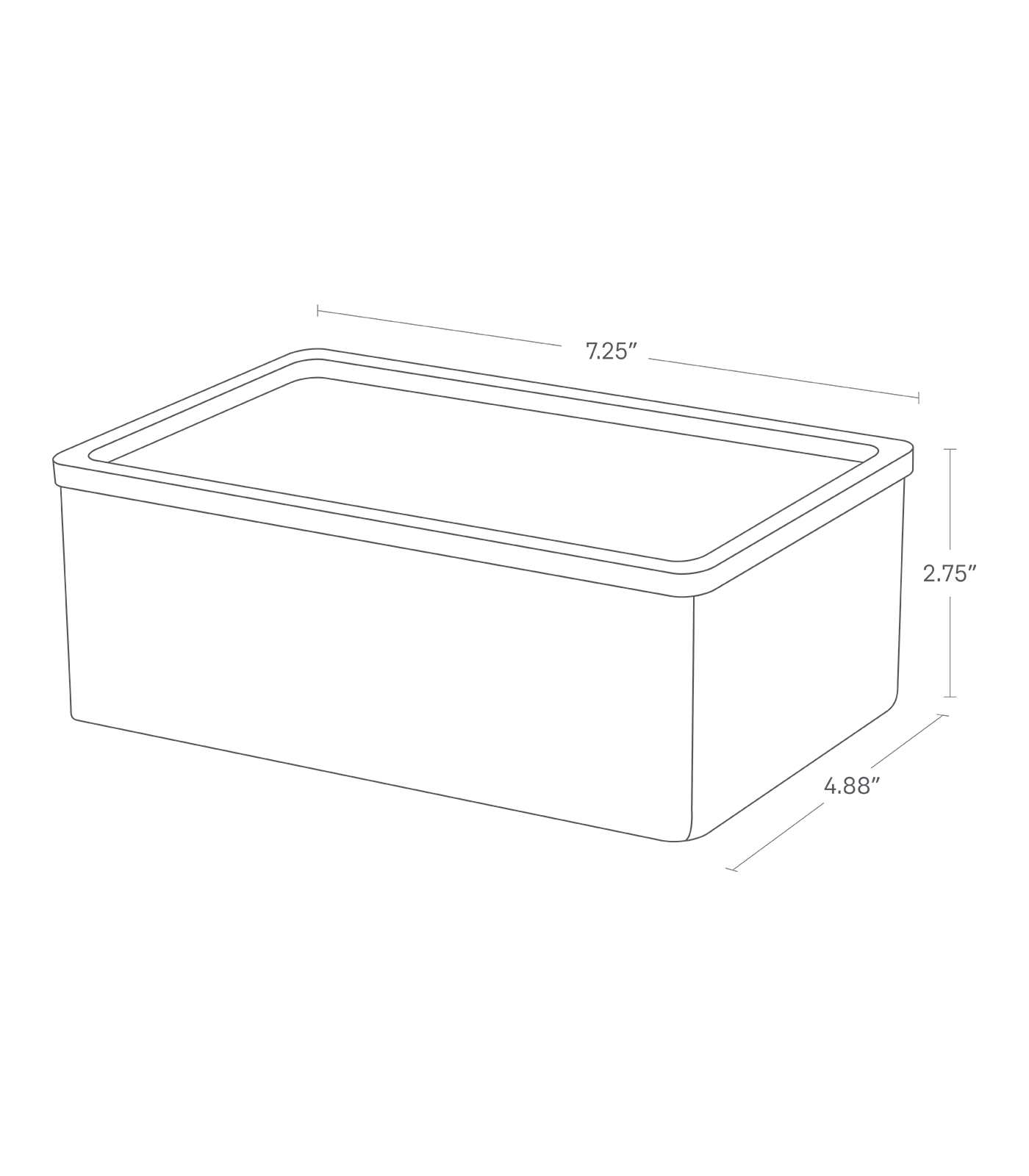 Image dimensionnelle pour la boîte d