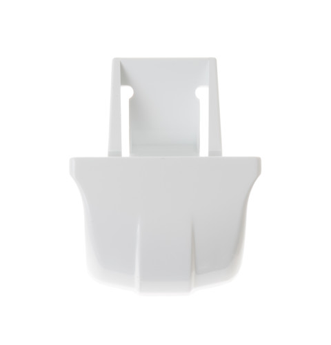 Freezer door shelf end cap