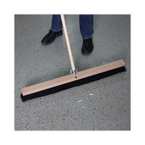 Boardwalk, 36in, Floor Brush Head, Polypropylene Bristles, Black