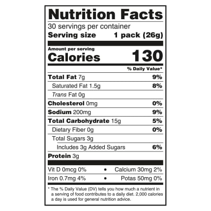 Nutrition Facts