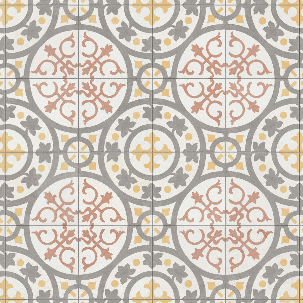 Kings Paname Trocadero 17-5/8 in. x 17-5/8 in. Ceramic Floor and Wall Tile