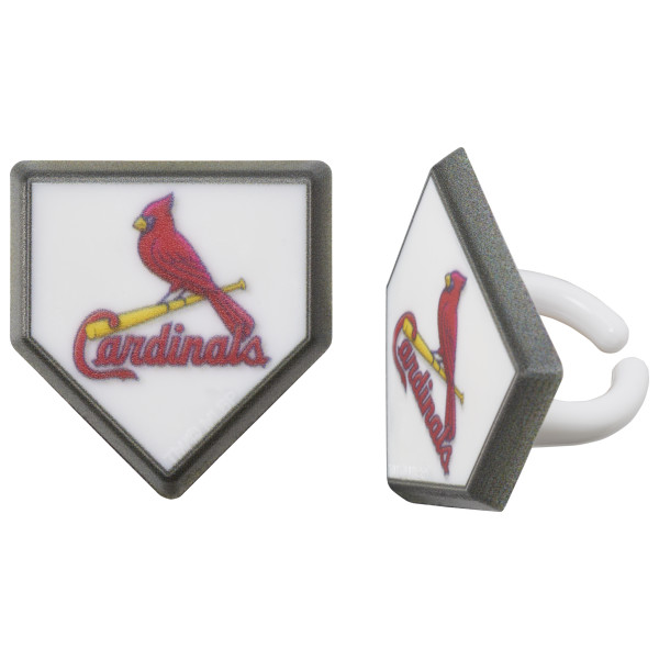 MLB® Home Plate Team Logo Cupcake Rings