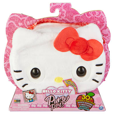 Purse Pets, Sanrio Hello Kitty and Friends, Hello Kitty Interactive Pet Toy and Handbag with over 30 Sounds and Reactions, Kids Toys for Girls