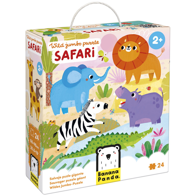 Wild Jumbo Puzzle Safari, 2+ Years