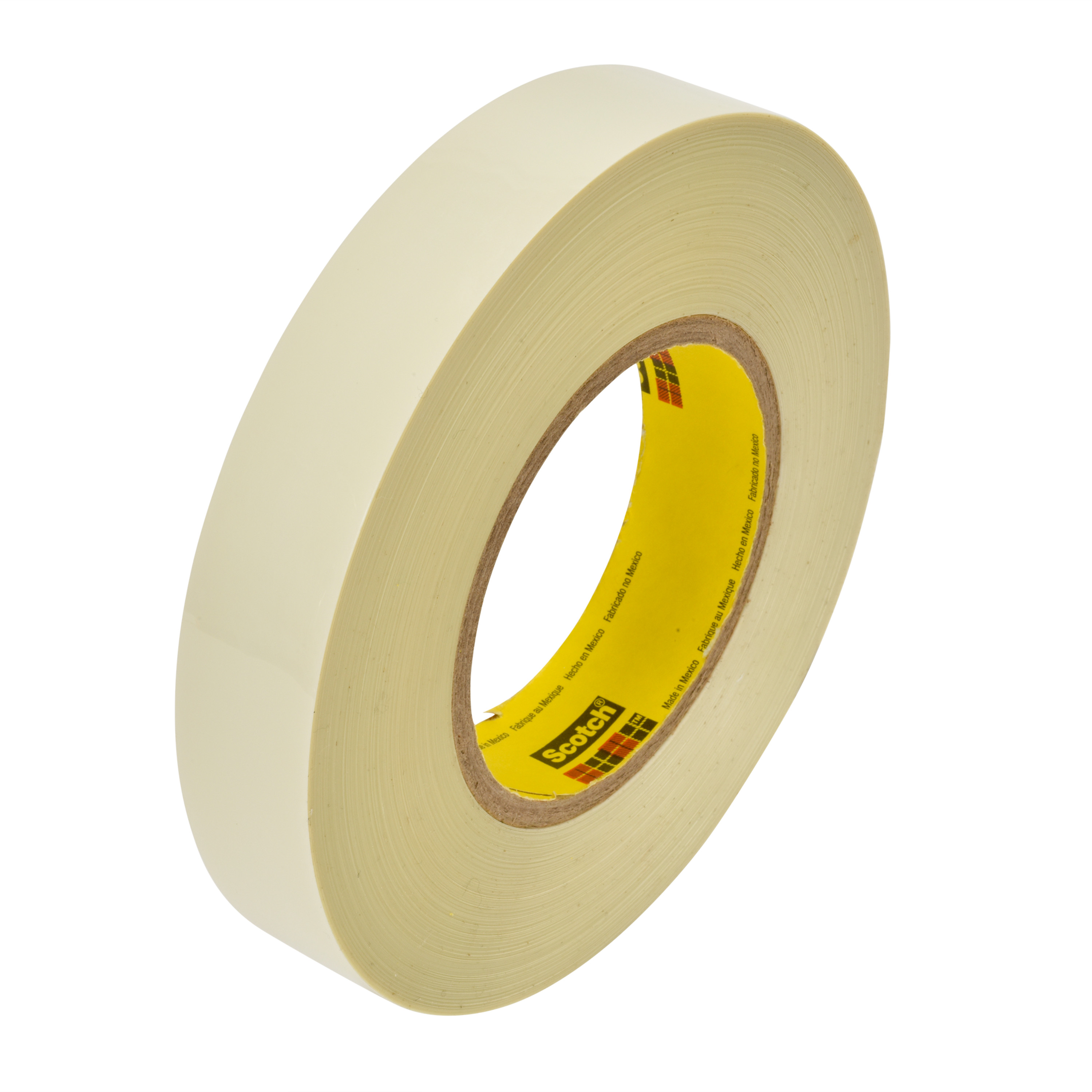 3M™ High Temperature Nylon Film Tape 8555, White, 1/2 in x 72 yd, 7 mil,
72 rolls per case