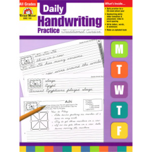 Daily Handwriting Practice Book: Traditional Cursive