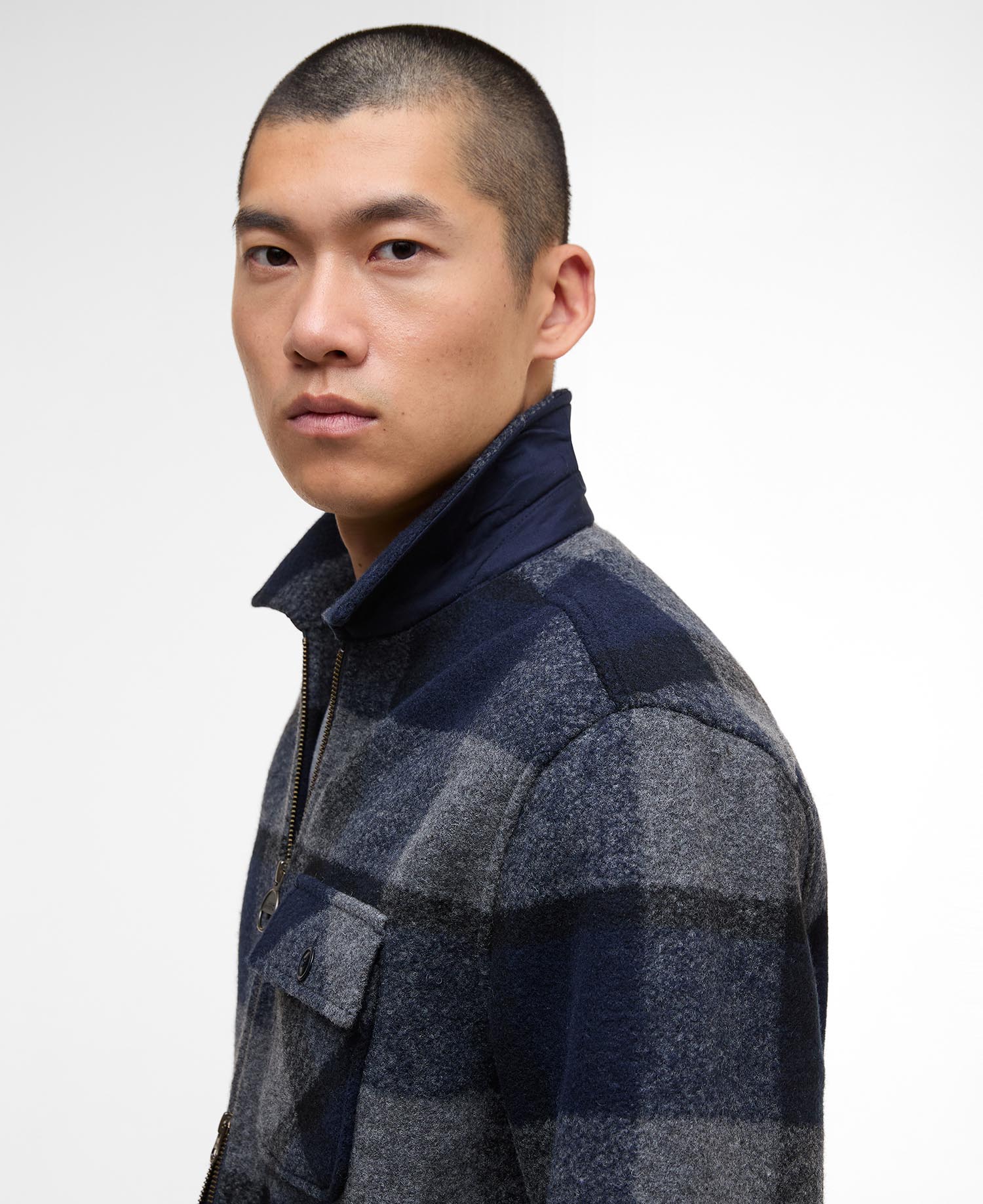 Overshirt in pile e tartan Hailwood image number 3