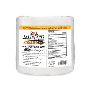 XLC2XL422, 2XL,  Mega Roll Hand Sanitizing Wipes,  2300 Wipes/Container