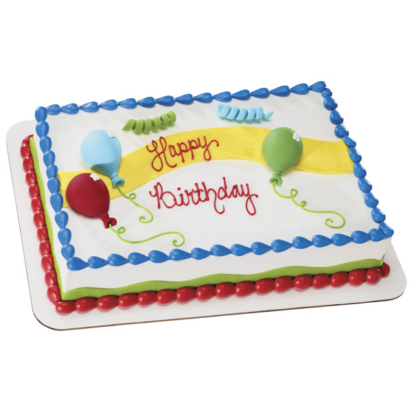 Primary Balloons Assortment Gum Paste Layon