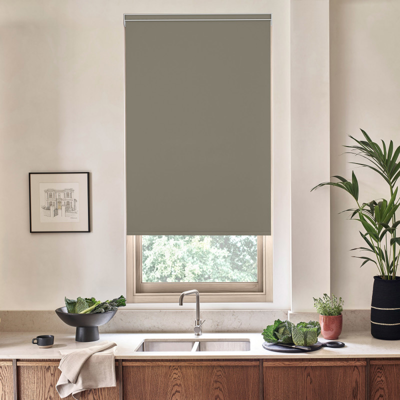 Acacia Blackout Taupe Roller Blind