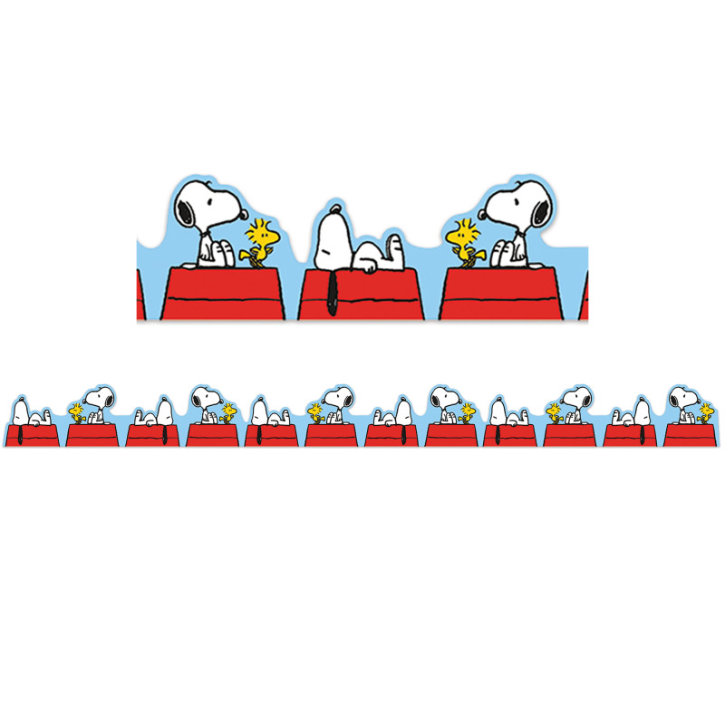 Peanuts® Snoopy on Doghouse Extra Wide Die-Cut Deco Trim®, 37 Feet