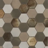 Stardust Solar 3″ Hexagon Mosaic