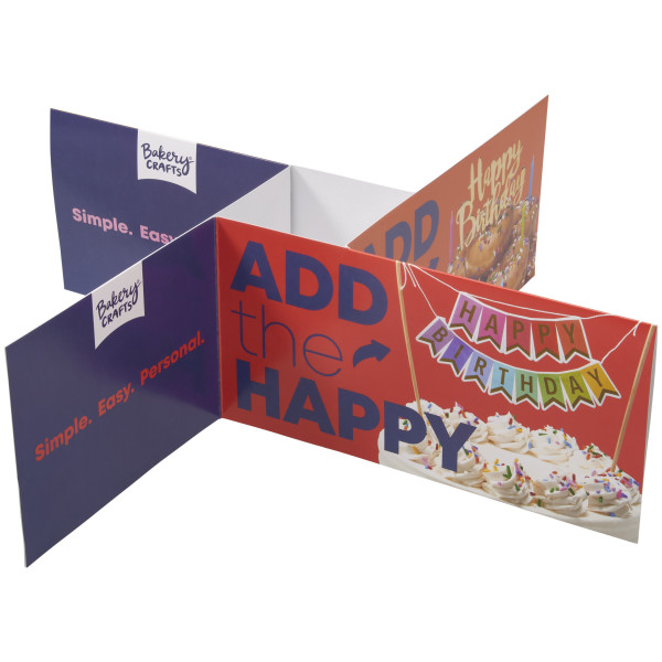 Bakery Crafts® Retail Decoration Floor Rack Header Card