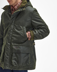Bleaberry Waxed Jacket Fern