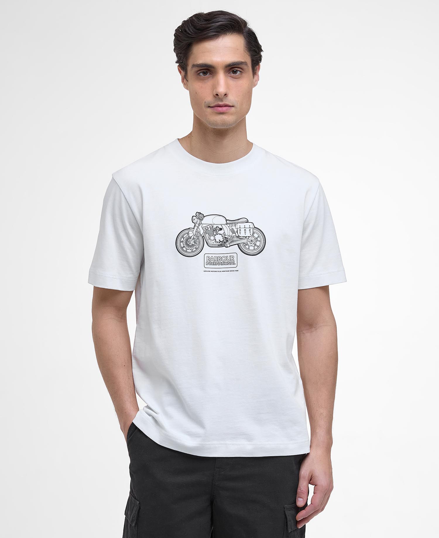 T-shirt con stampa Morris Motorbike image number 0