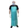Hospeco, Safety Zone, PVC Apron 0.20mm with Reinforced Stomach, 36" x 50", Green