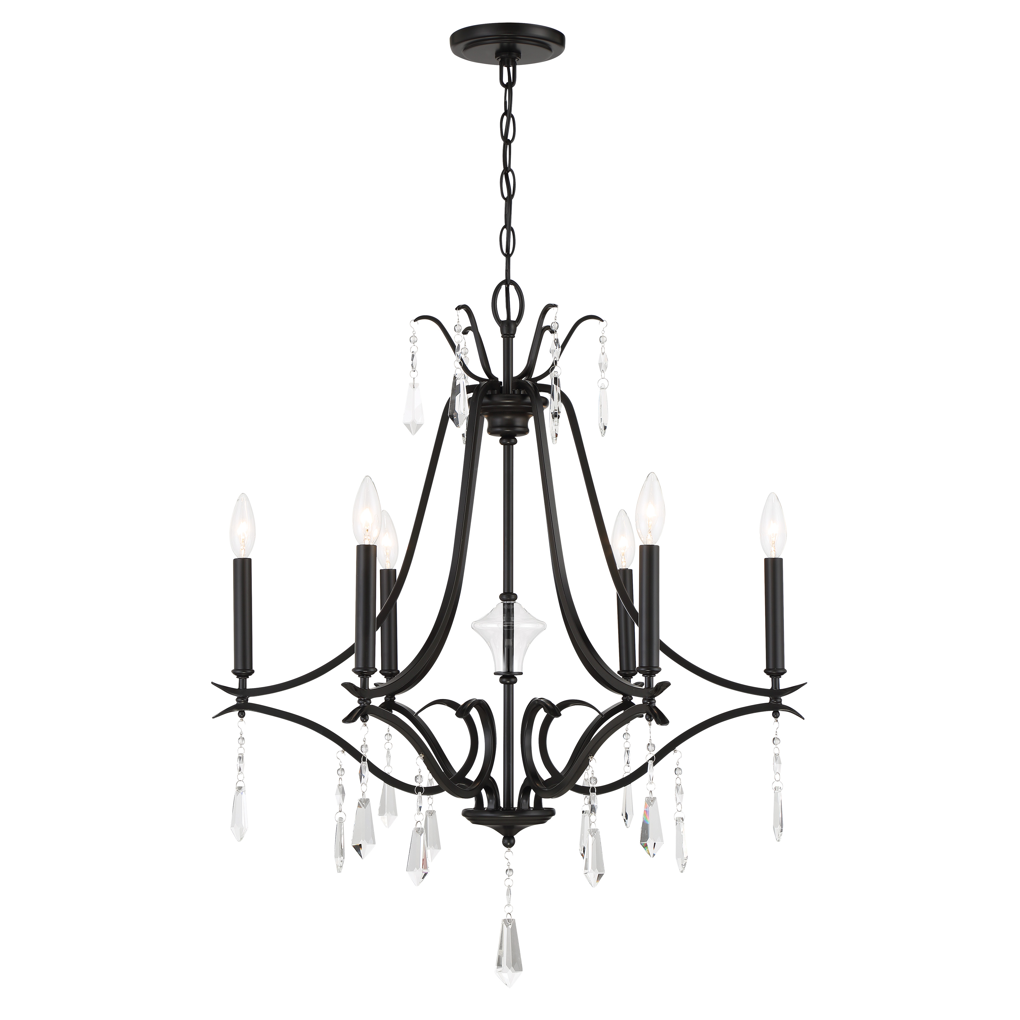 Laurel Estate - 6 Light Chandelier