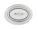 Miramar® glass lid for 10-inch oval au gratin food pan