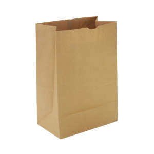 BAGGK4500, General, Grocery Paper Bags, 30 lb Capacity, #4, 5" x 3.33" x 9.75", Kraft