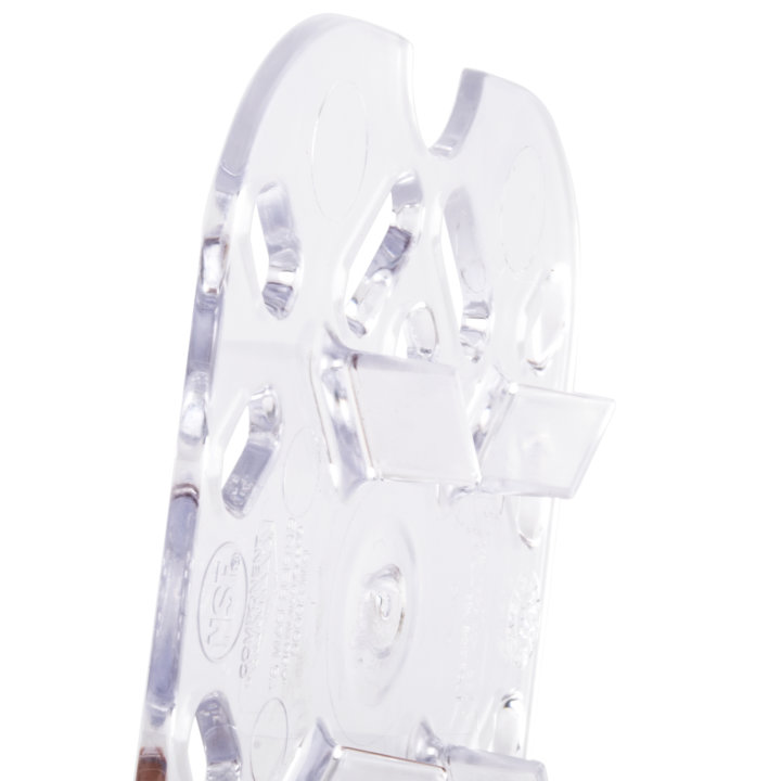 Sixth-size Super Pan® clear low-temperature plastic false bottom