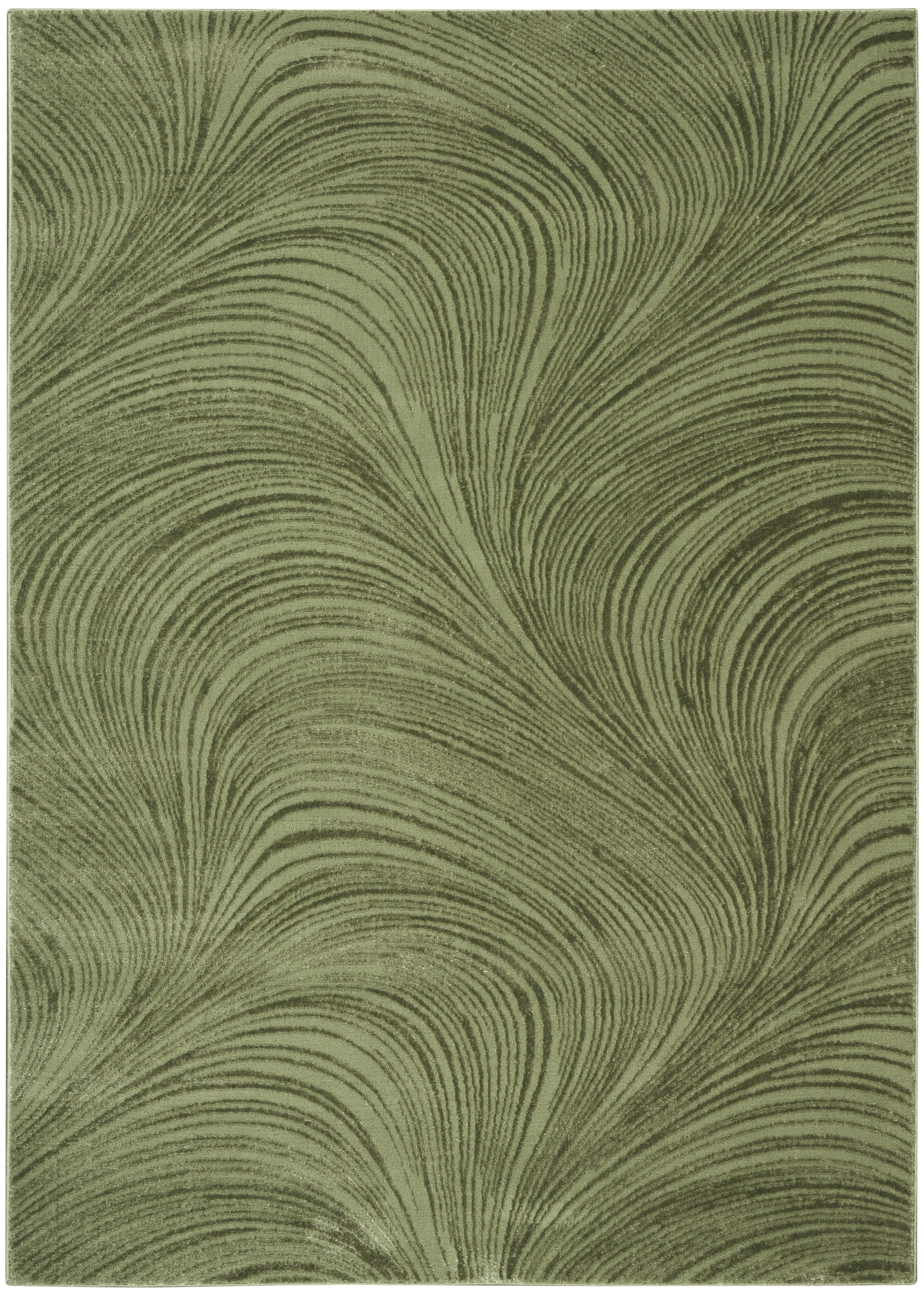 DKNY Central Park West 9' x 12' Green Modern Indoor Rug